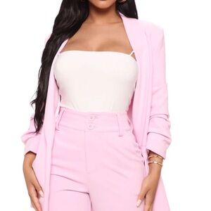 Elegant Pink Women's Blazer